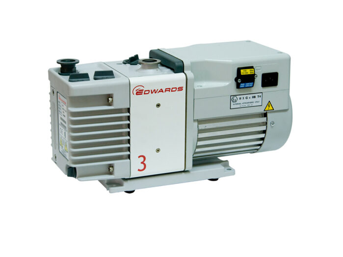Edwards RV3 rotary vacuum pump (including Ultragrade oil) with 2m UK mains lead