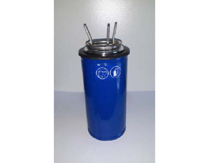 Small dewar for liquid nitrogen