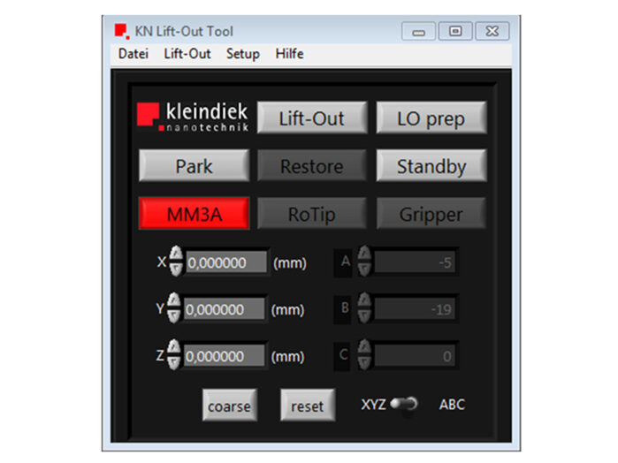 iLO liftout software (VS5)