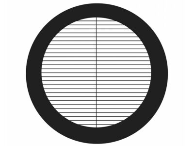 Parallel lines with dividers 84micron pitch