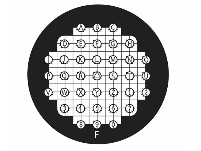 HF15 reference pattern Copper with Rhodium