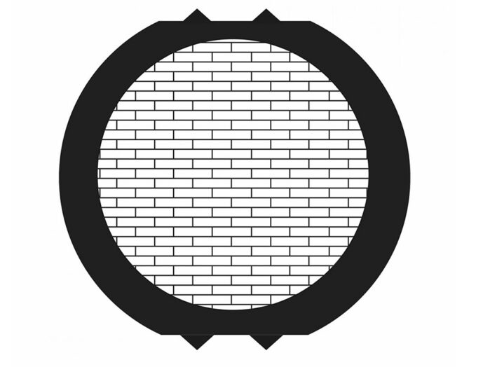 Slotted mesh grids 75/300 staggered pattern