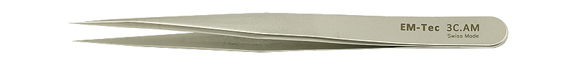 50-001035-EM-Tec 3C-AM high precision tweezers-style 3C-short-very sharp fine tips